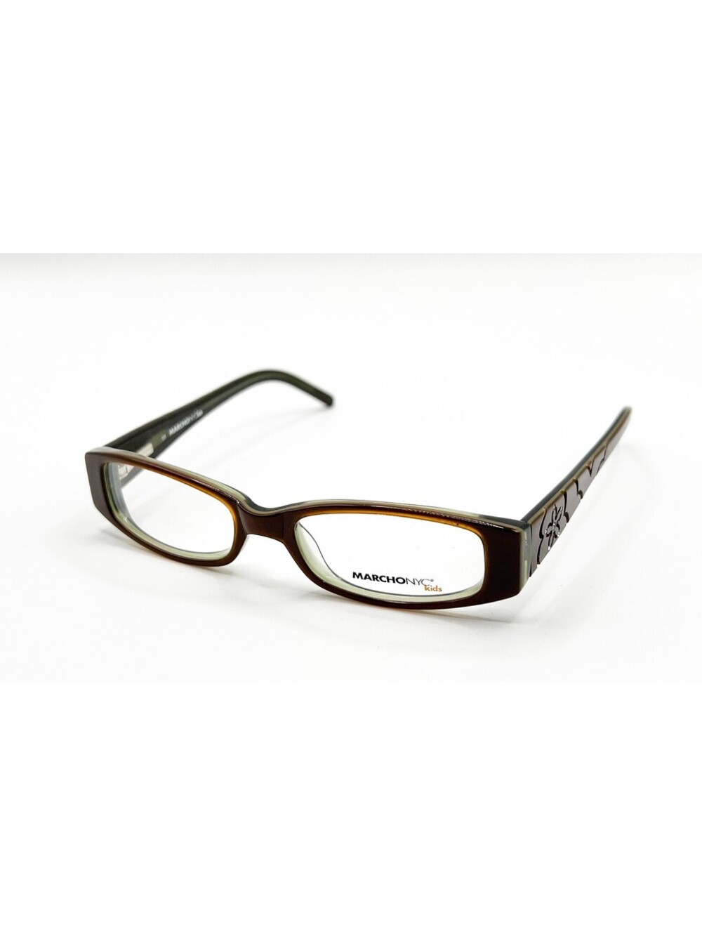 Marchon Nyc Sophia 210 Brown Authentic Eyeglasses 43-15-125